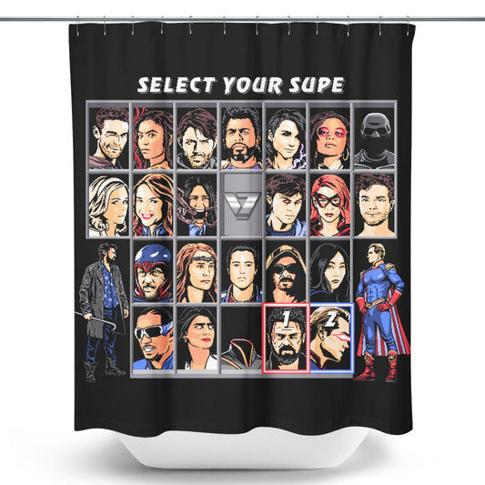 Supe Kombat - Shower Curtain