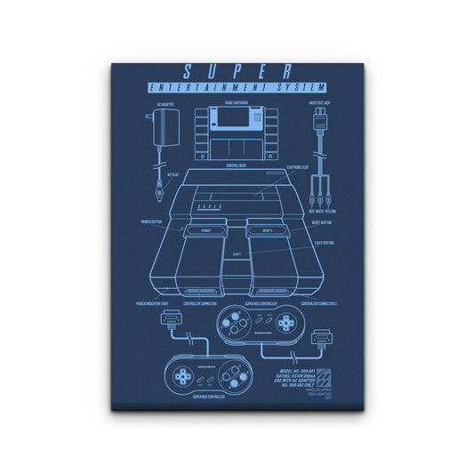 Super Entertainment System - Canvas Print