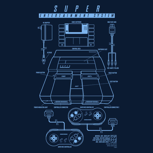 Super Entertainment System - Shower Curtain