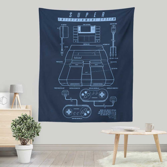 Super Entertainment System - Wall Tapestry