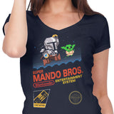 Super Mando Bros - Women's V-Neck