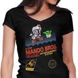 Super Mando Bros - Women's V-Neck