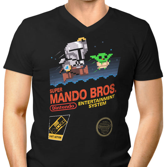Super Mando Bros - Men's V-Neck