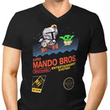 Super Mando Bros - Men's V-Neck