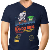Super Mando Bros - Men's V-Neck