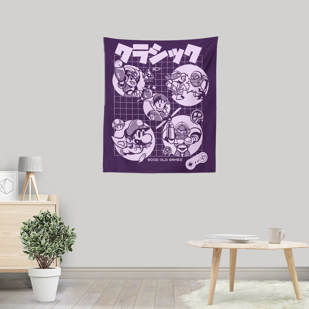 Super Old Games - Wall Tapestry