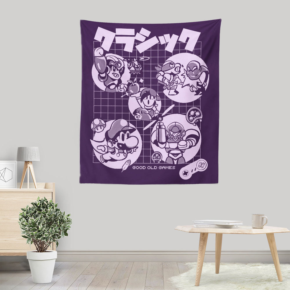 Super Old Games - Wall Tapestry