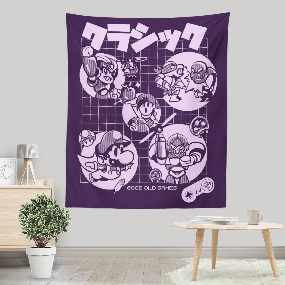 Super Old Games - Wall Tapestry