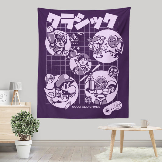 Super Old Games - Wall Tapestry
