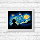 Super Starry Night - Posters & Prints