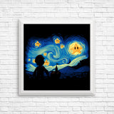 Super Starry Night - Posters & Prints