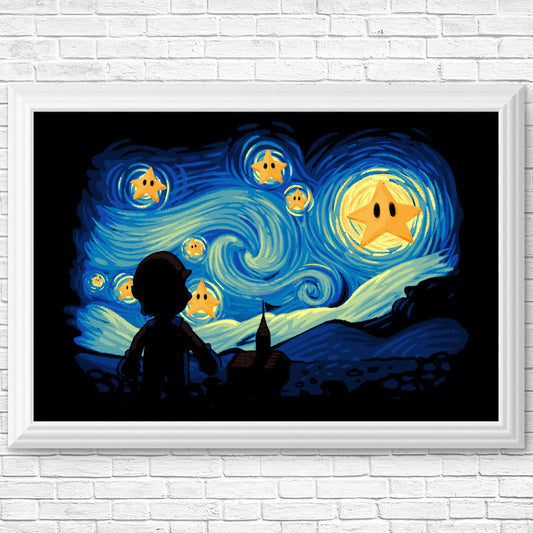 Super Starry Night - Posters & Prints