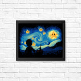 Super Starry Night - Posters & Prints