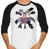 Super Surrounded - 3/4 Sleeve Raglan T-Shirt