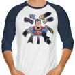Super Surrounded - 3/4 Sleeve Raglan T-Shirt