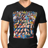 Superhumans vs. Masterminds - Men's V-Neck