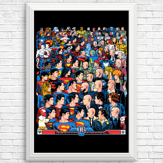 Superhumans vs. Masterminds - Posters & Prints