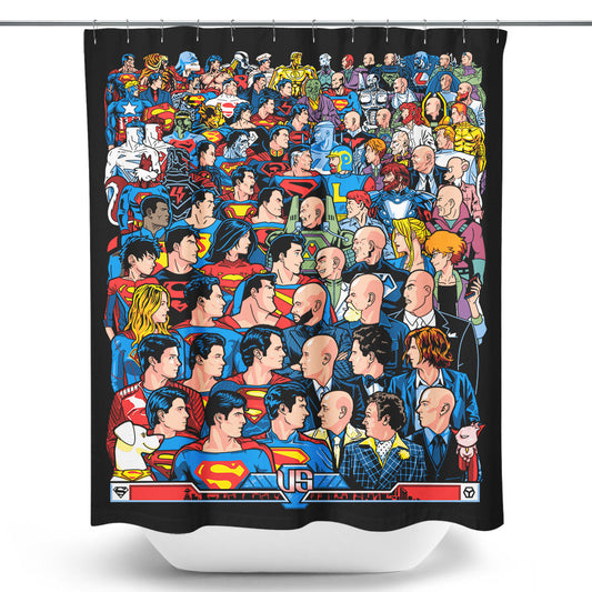Superhumans vs. Masterminds - Shower Curtain