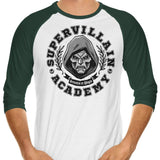 Supervillain Academy - 3/4 Sleeve Raglan T-Shirt
