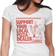 Support Local Pizza - Women's V-Neck