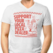 Support Local Pizza - Men's V-Neck