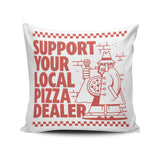 Support Local Pizza - Throw Pillow