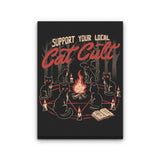 Support Your Cat Cult - Canvas Print