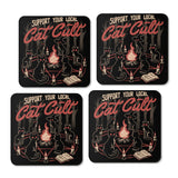Support Your Cat Cult - Coasters