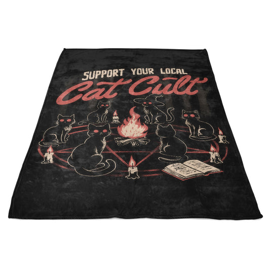 Support Your Cat Cult - Fleece Blanket