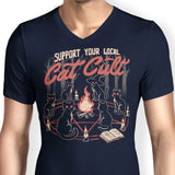 Support Your Cat Cult - Men's V-Neck