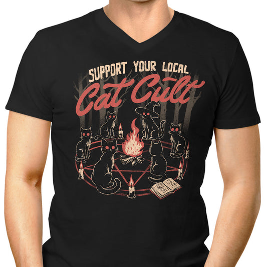 Support Your Cat Cult - Men's V-Neck