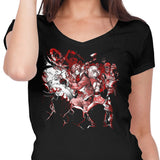 Surrounded by Evil - Women's V-Neck