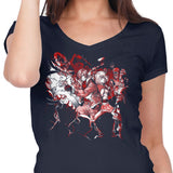 Surrounded by Evil - Women's V-Neck