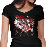 Surrounded by Evil - Women's V-Neck