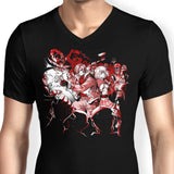 Surrounded by Evil - Men's V-Neck