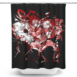 Surrounded by Evil - Shower Curtain