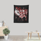 Surrounded by Evil - Wall Tapestry