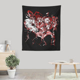 Surrounded by Evil - Wall Tapestry