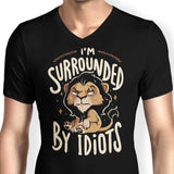 Surrounded by Idiots - Men's V-Neck