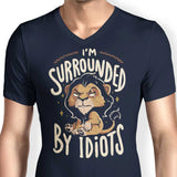 Surrounded by Idiots - Men's V-Neck