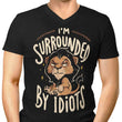 Surrounded by Idiots - Men's V-Neck