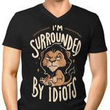 Surrounded by Idiots - Men's V-Neck