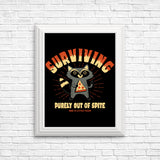 Surviving Out of Spite - Posters & Prints