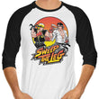 Sweep the Leg - 3/4 Sleeve Raglan T-Shirt