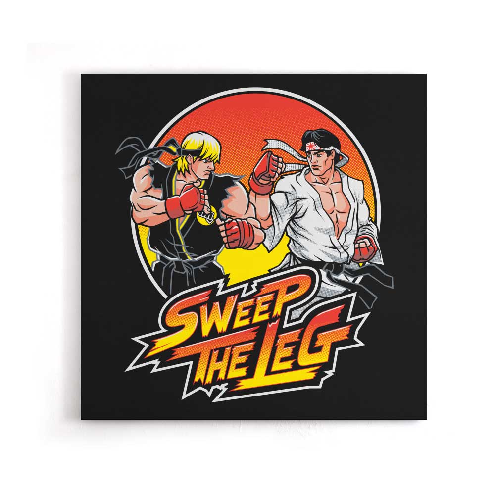 Sweep the Leg - Canvas Print
