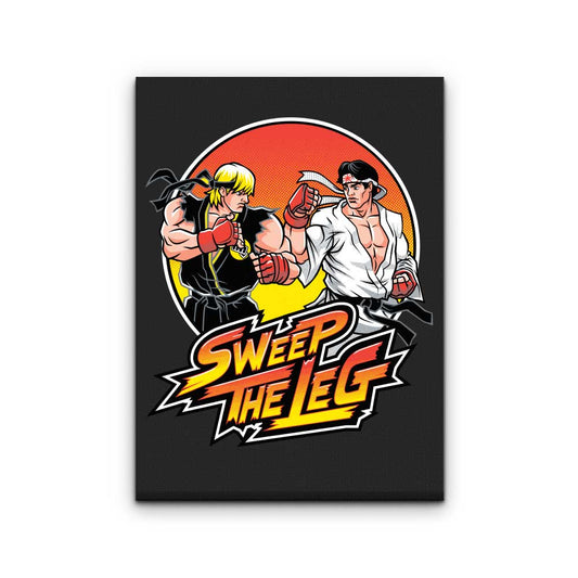 Sweep the Leg - Canvas Print