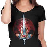 Sword of Omens - Women's V-Neck