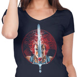 Sword of Omens - Women's V-Neck