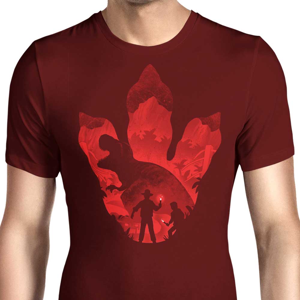 T-Rex Footprint - Men's Apparel