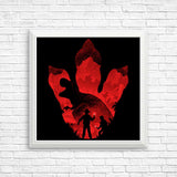 T-Rex Footprint - Posters & Prints